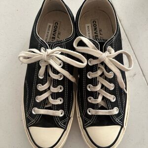 Converse Cream Canvas Sneakers